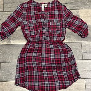 Mini Plaid Dress